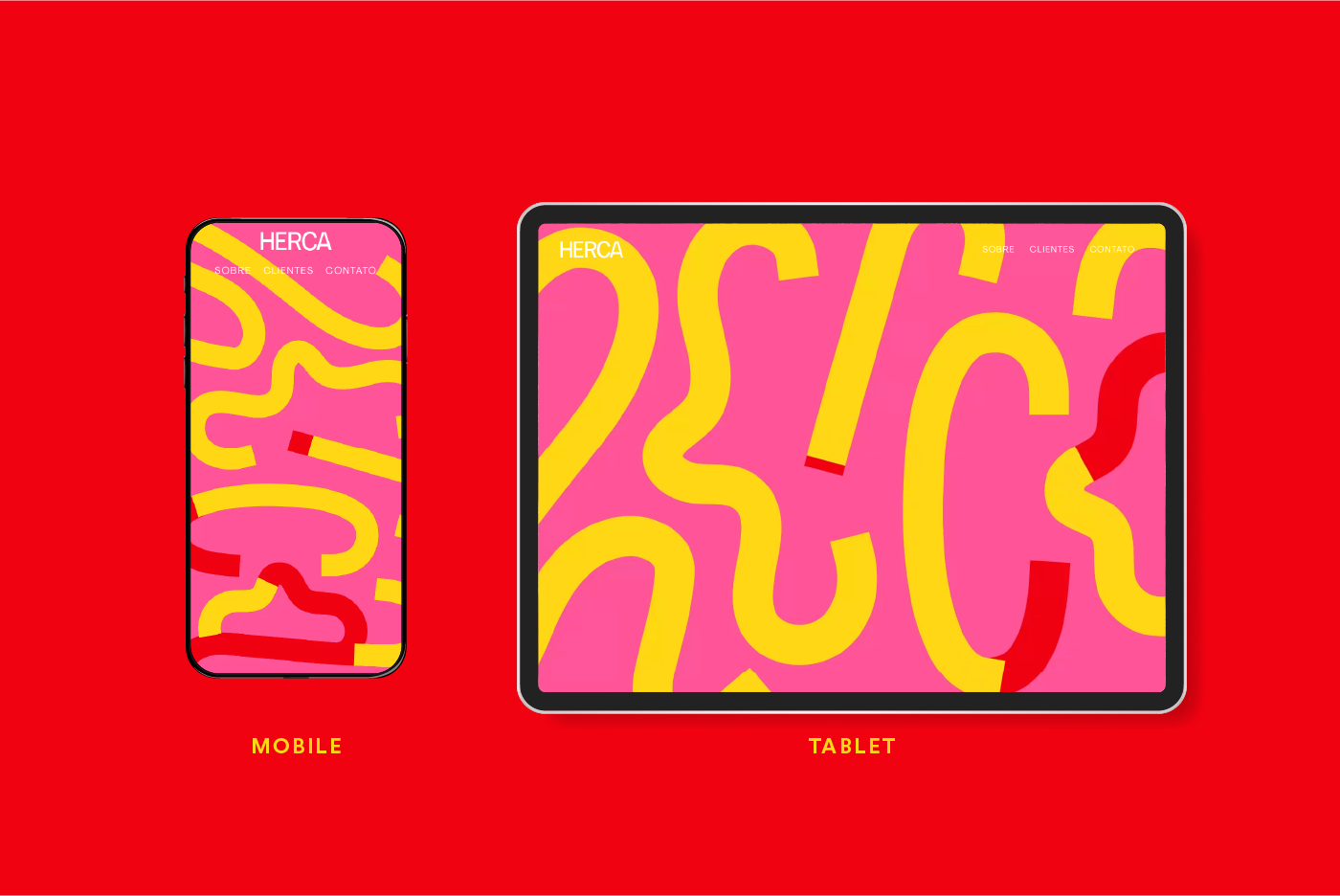 Site Herca Agency - Mobile e Tablet