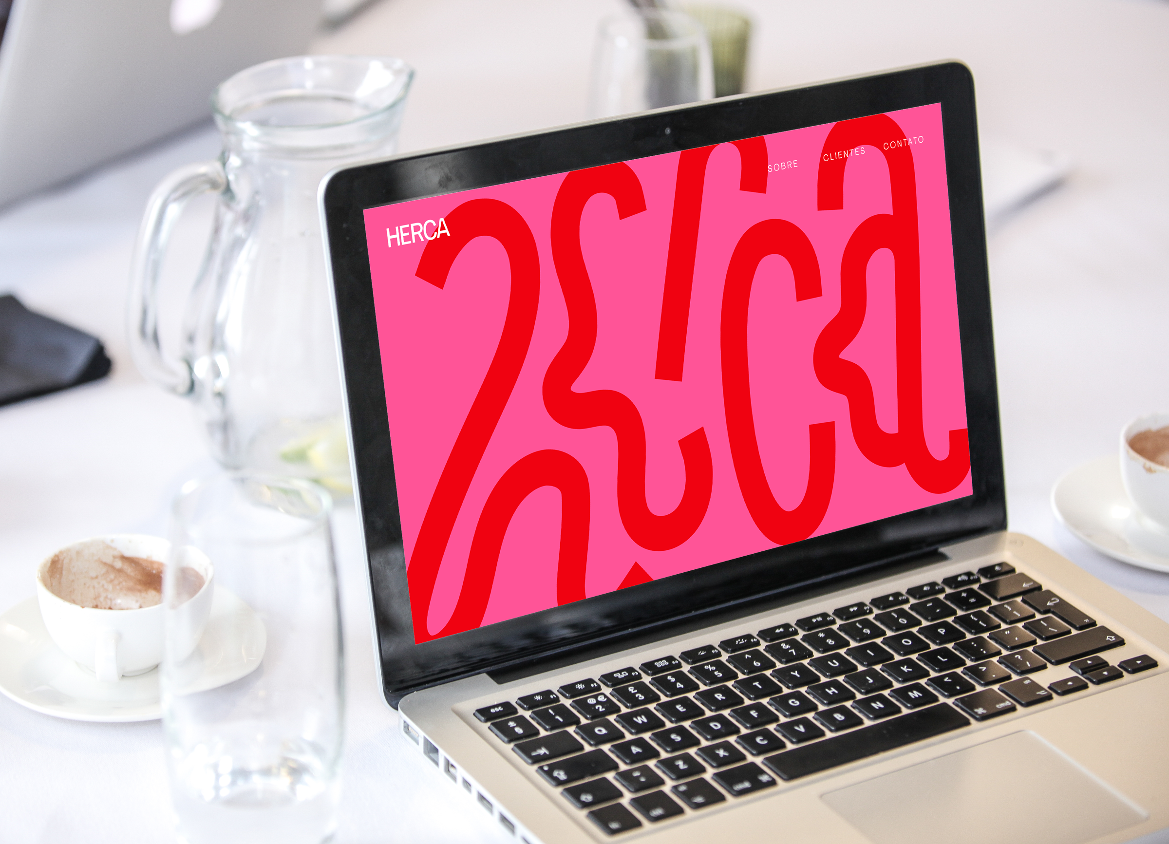 Site Herca Agency mockup