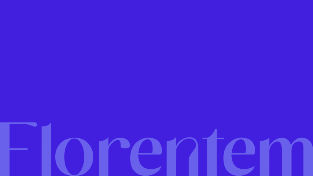 Florentem: design de apresentação