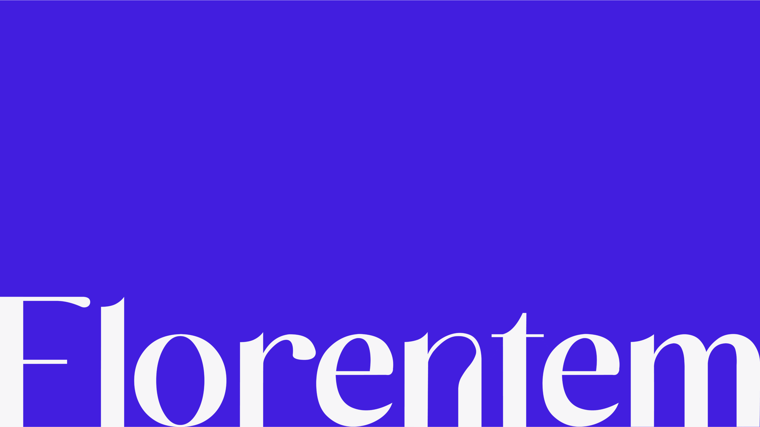 Aplicação logo Florentem