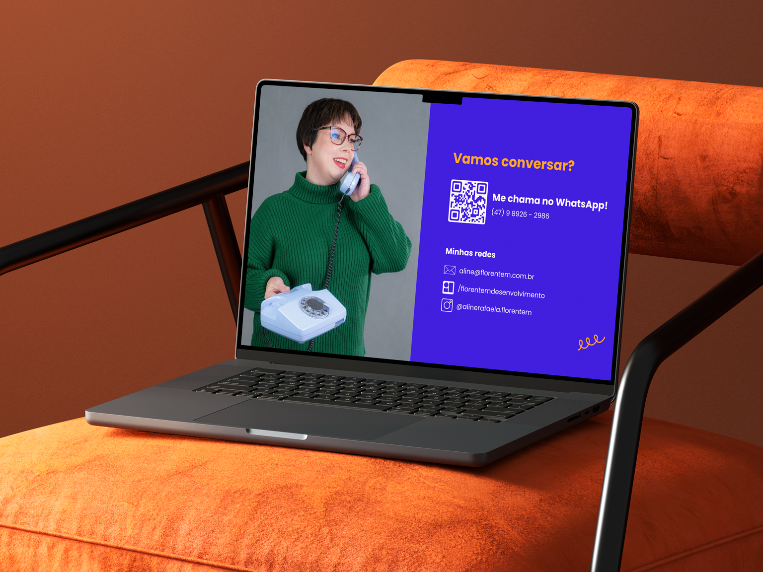 Florentem: Mockup - Design apresentação